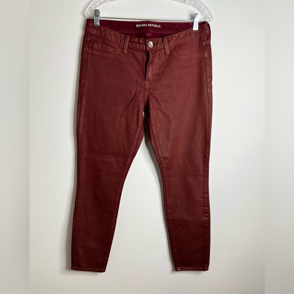 Banana Republic Women’sJeans Skinny Red Coated Size 29